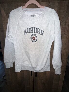 Pro Edge Light Gray Auburn Crewneck Sweatshirt